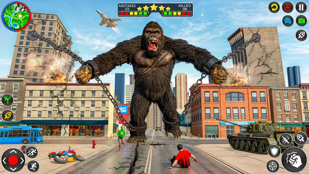 King Kong Gorilla City Attack Ảnh chụp màn hình 2