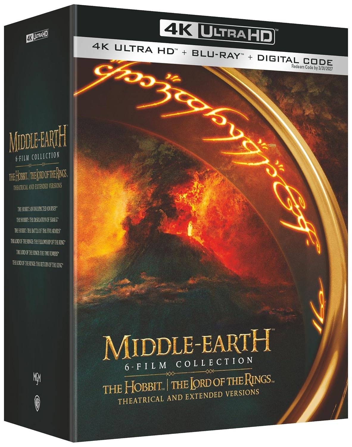 Middle-Earth 6-Film Collection Cover