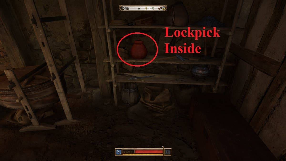 Ang lokasyon ng Trosky Lockpick sa Kaharian ay Deliverance 2
