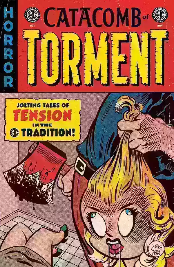 Modern tribute to EC Comics by Jay Stephens