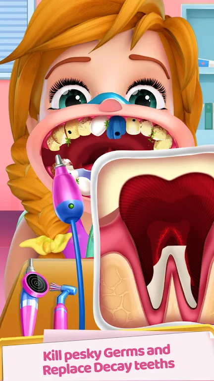 Schermata Crazy Dentist Fun Doctor Games 3