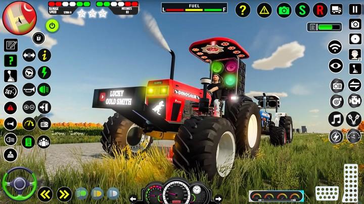 Real Farm Indian Tractor Game Capture d'écran 1