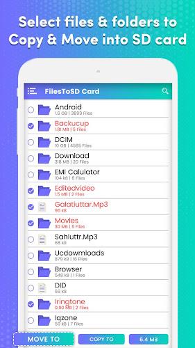 Transfer phone to SD Card – Fi Capture d'écran 2