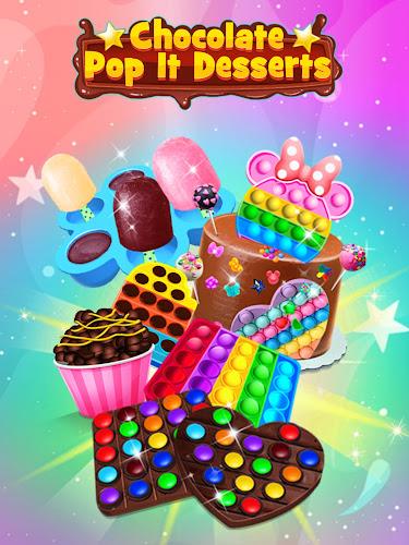 Chocolate Pop It Desserts Screenshot 1