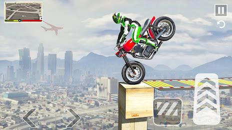 Mega Ramp Stunt Bike Games 3D Captura de tela 4