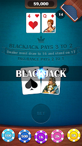 Casino BlackJack 21 Card Game Captura de pantalla 3