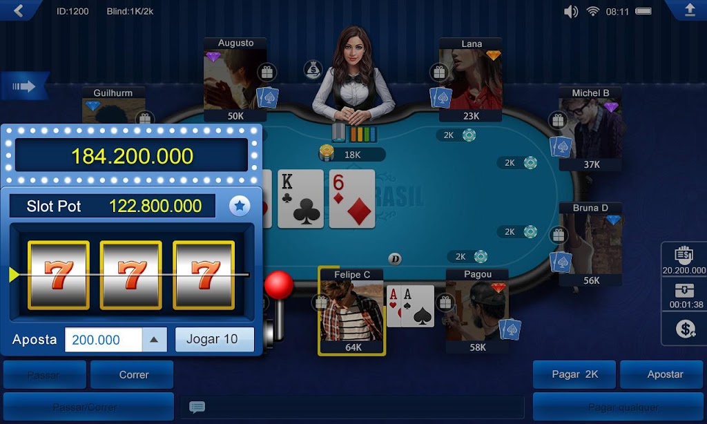Poker Brasil HD 스크린샷 4