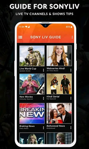 SonyLiv - Live TV Shows, Cricket & Movies Guide Capture d'écran 3