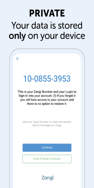 Zangi Private Messenger 스크린샷 1