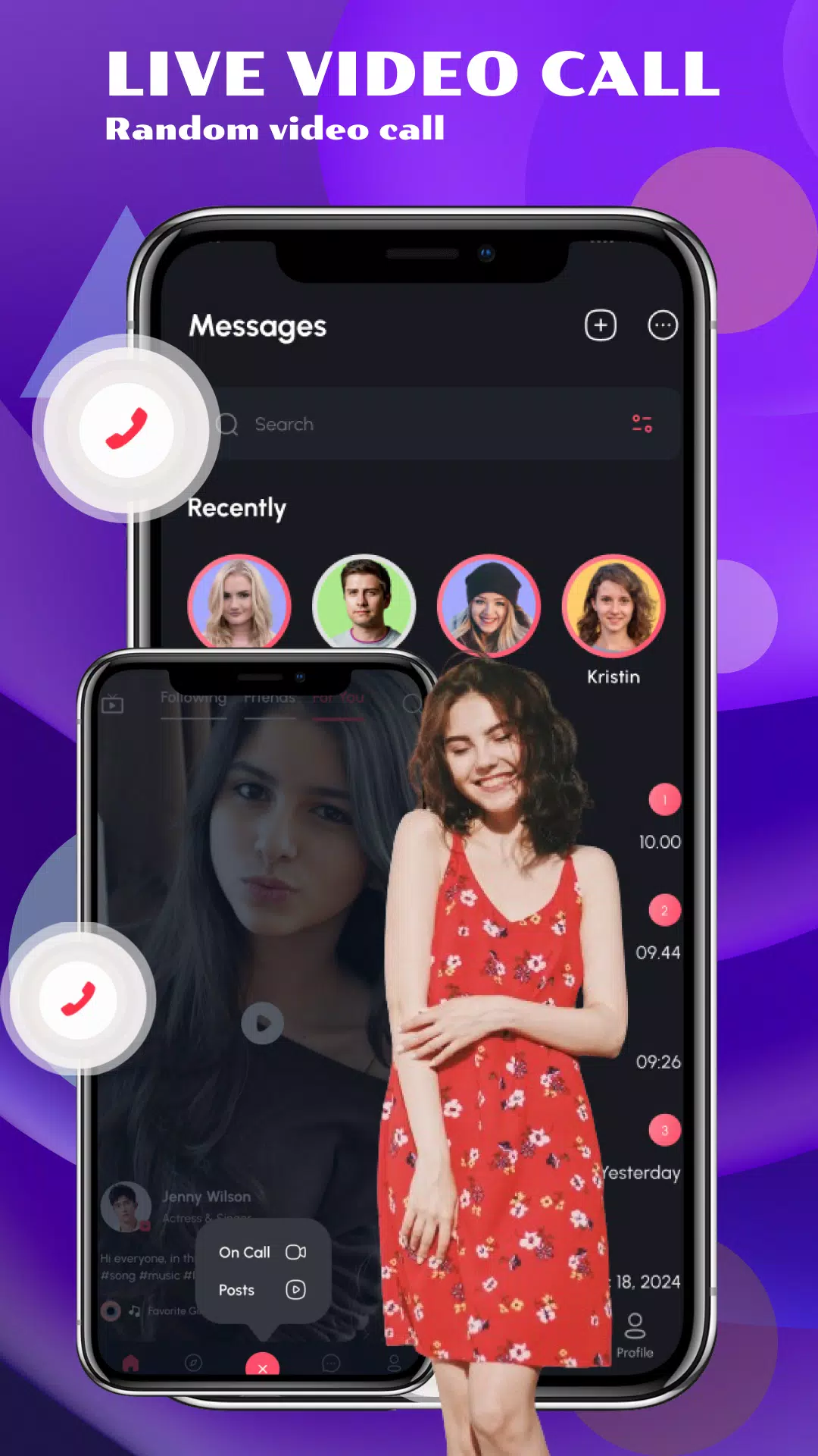 Sexy Video Call & Chat Random Captura de tela 3