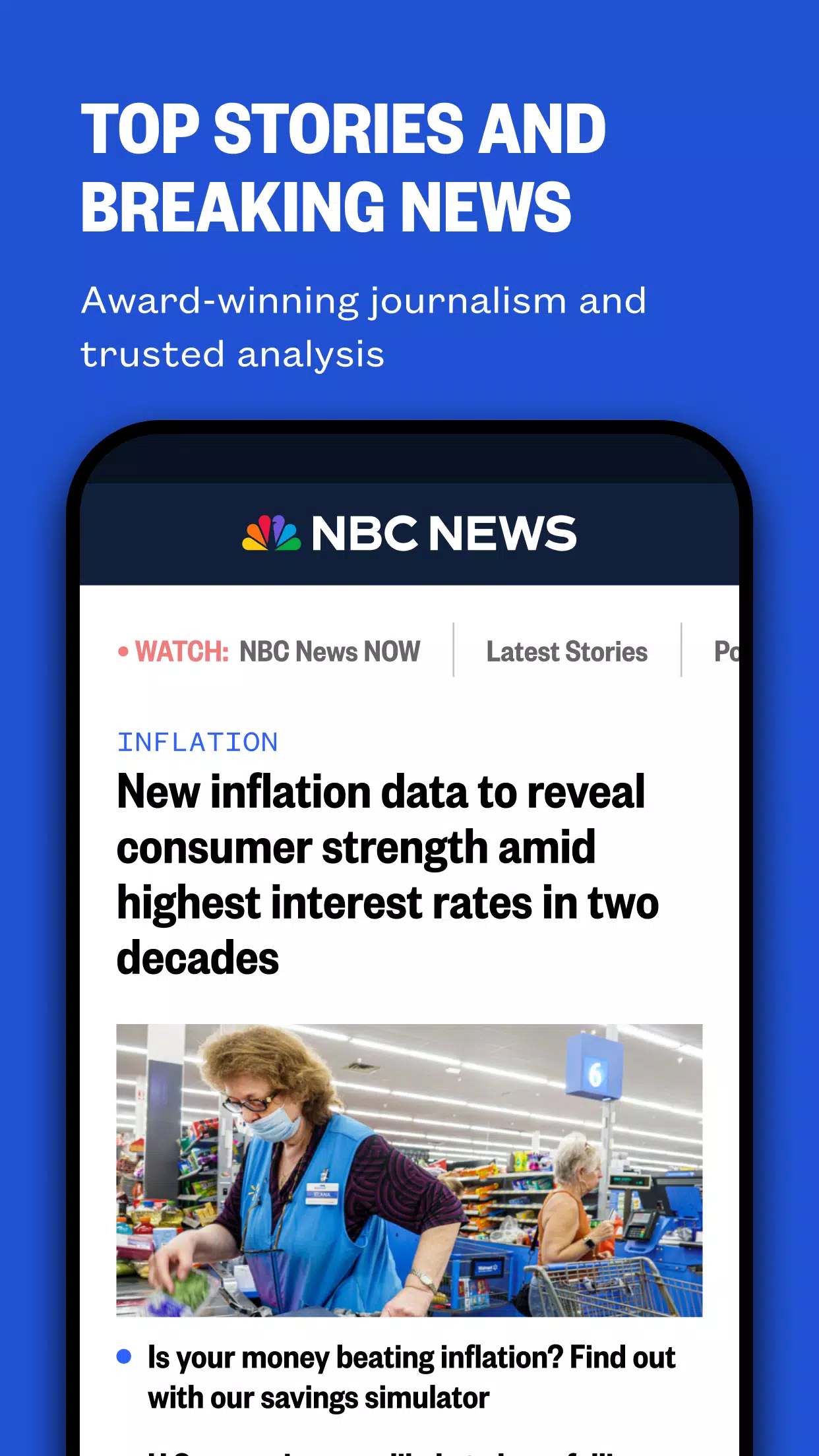 Schermata NBC News: Breaking News & Live 1
