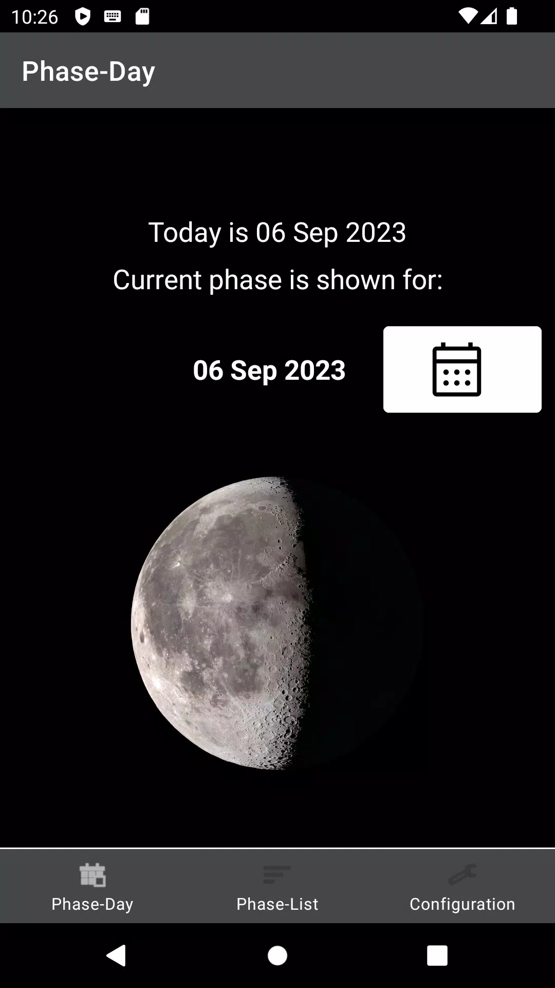 Moon Phases Widget ภาพหน้าจอ 1