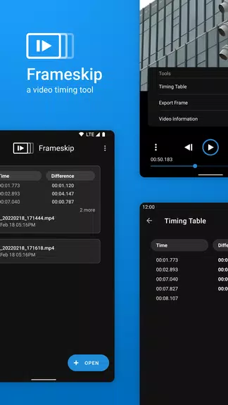 Schermata Frameskip - Video Timing Tool 1
