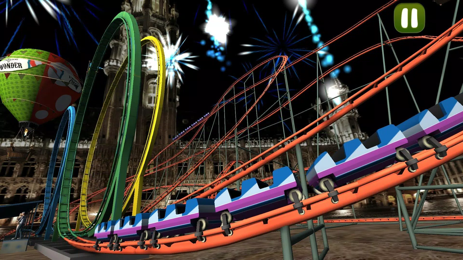 Schermata Roller Coaster Park: Fun Games 1