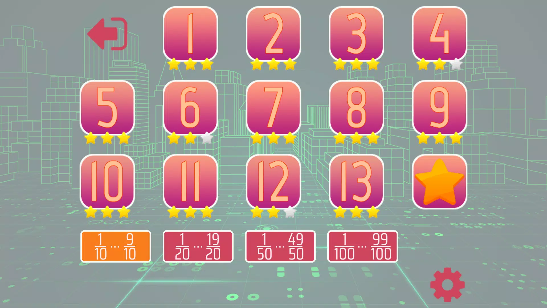 Fractions and mixed numbers Скриншот 3