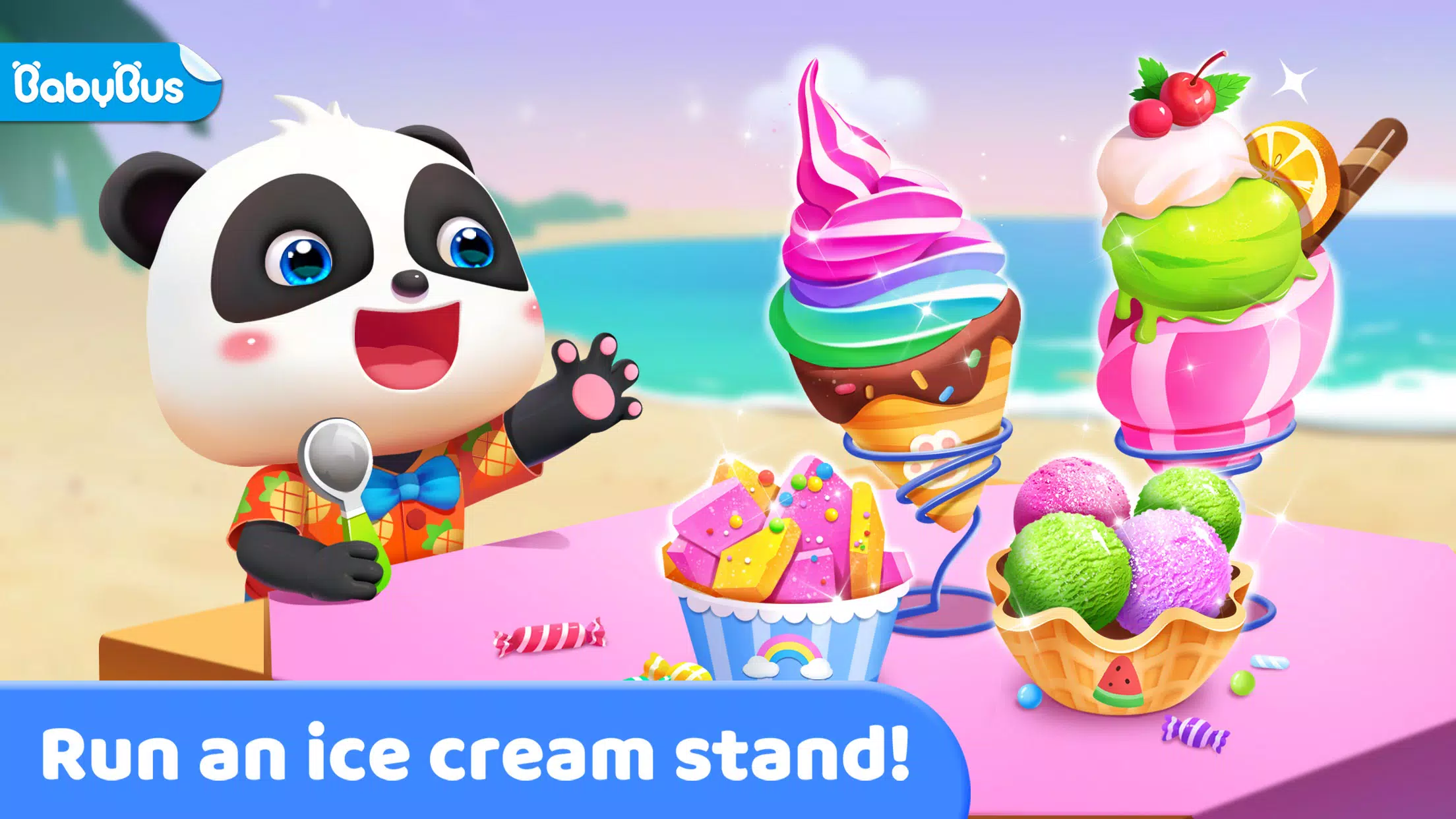 Schermata Little Panda’s Ice Cream Stand 1