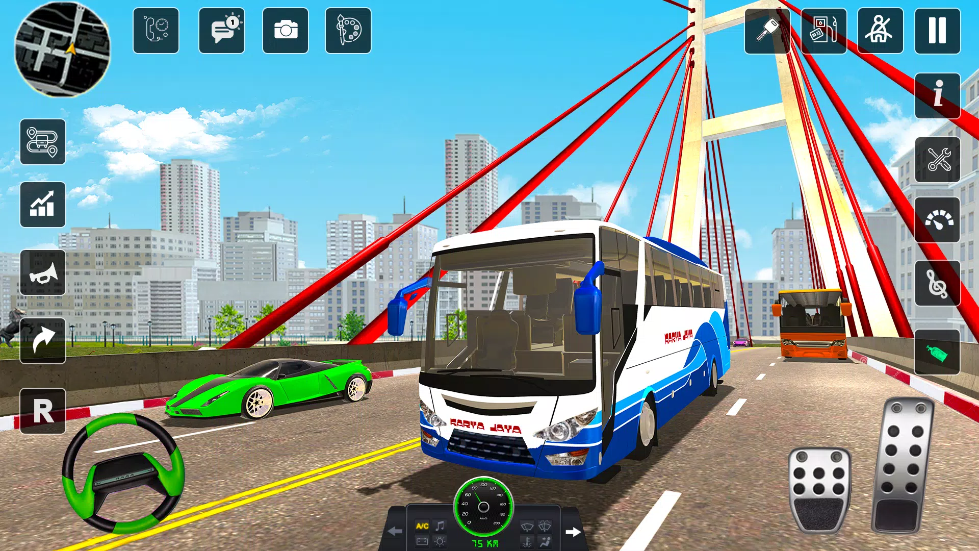 Coach Bus Games Bus Simulator 스크린샷 4