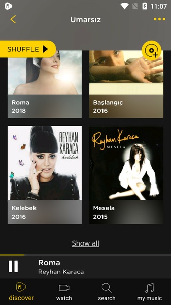 fizy – Musik & Video Screenshot 3