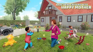 Virtual Mother Baby Twins Ảnh chụp màn hình 3