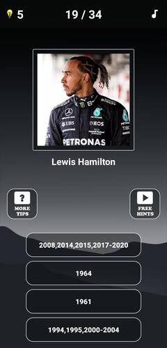 Formula 1:Guess F1 Driver Quiz Screenshot 4