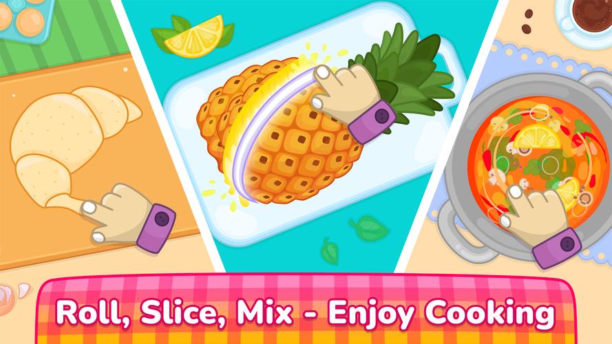 Kids Cooking Games 2 year olds Captura de pantalla 4
