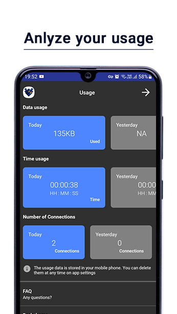 Ninja VPN – Faster, Safer Internet Capture d'écran 2