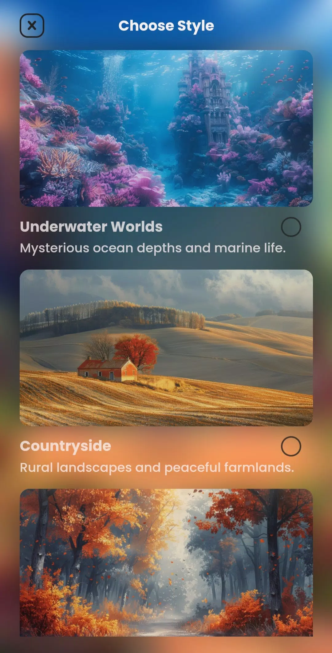 AI Landscape Generator App應用截圖第3張