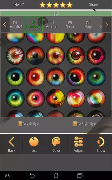 Sharingan - Eye And Hair Color स्क्रीनशॉट 4