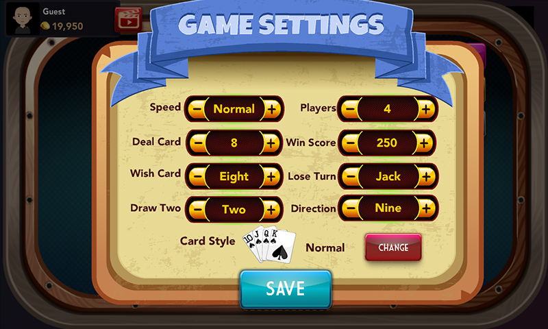 Offline Crazy Eights - Free Card Game應用截圖第2張