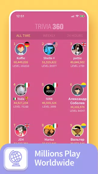 TRIVIA 360: Quiz Game ภาพหน้าจอ 4