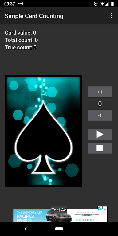 Simple Card Counting Capture d'écran 1