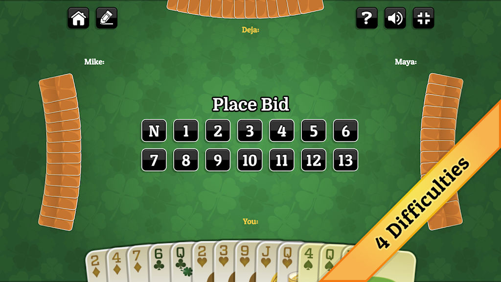 St. Patrick’s Day Spades Screenshot 3