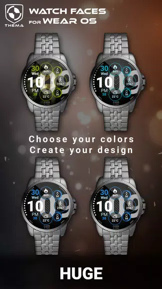 Schermata Huge Watch Face 2
