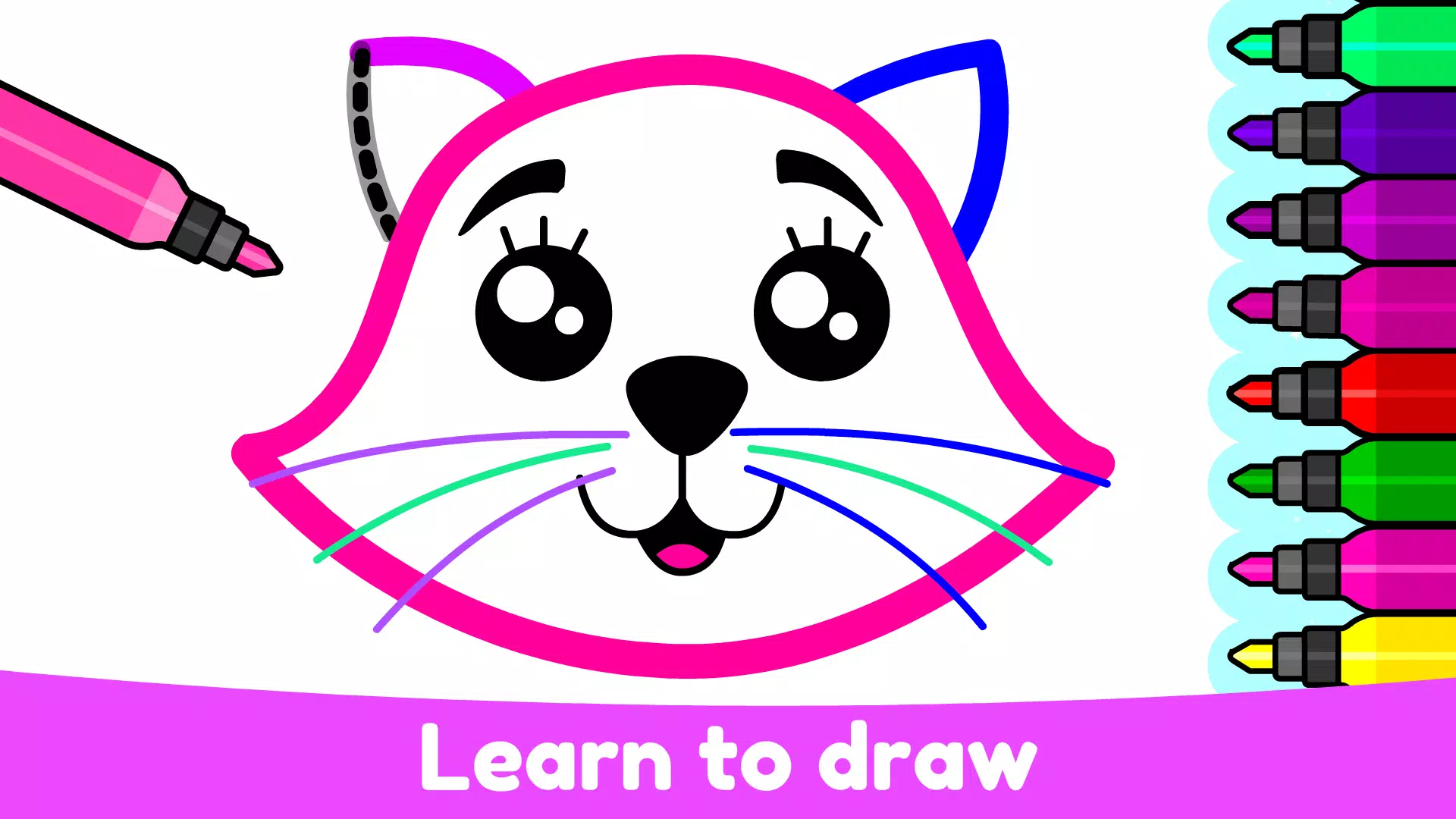 Kids Drawing & Coloring Games 스크린샷 1