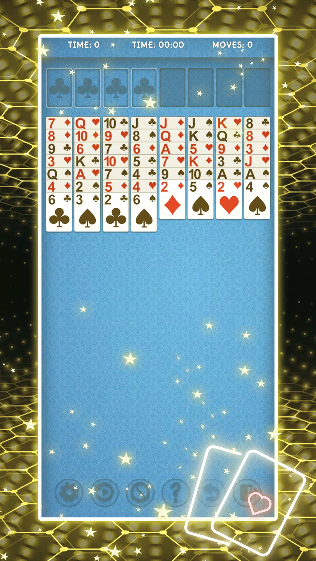 EasyCell Solitaire Game Captura de tela 1