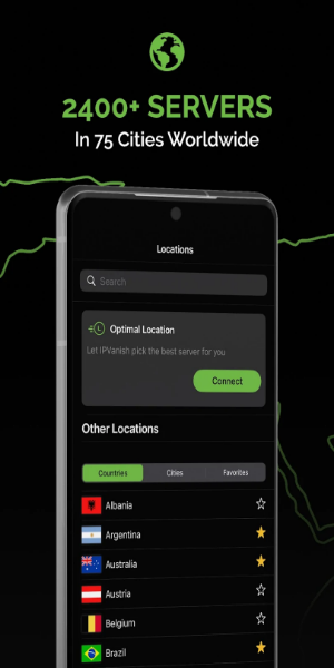 IPVanish: VPN Location Changer Mod Tangkapan skrin 2