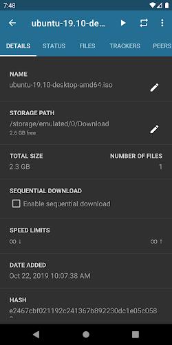 Flud - Torrent Downloader স্ক্রিনশট 4