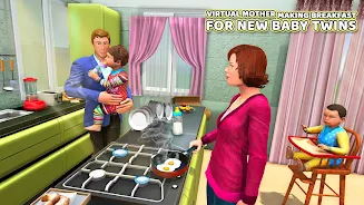 Virtual Mother Baby Twins Captura de pantalla 4