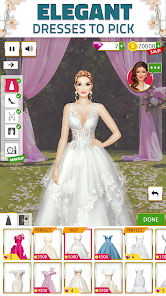 Super Wedding Dress Up Stylist Mod Screenshot 1