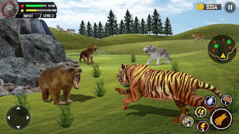 Tiger Simulator 3D Animal Game Screenshot 3