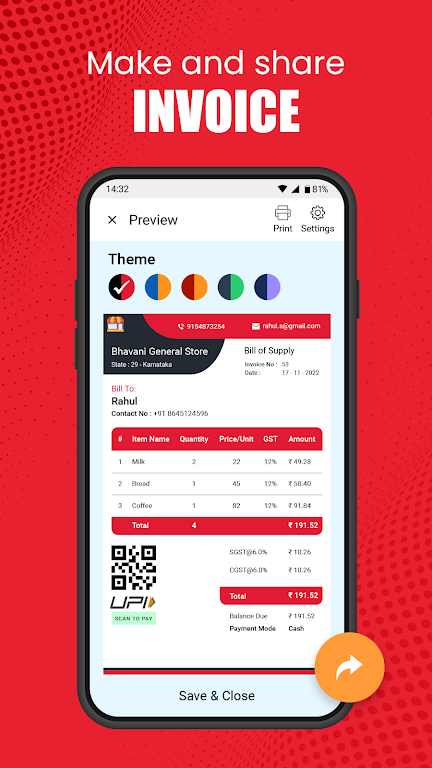 Vyapar Invoice Billing App スクリーンショット 1
