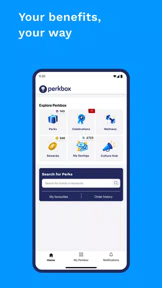 Schermata Perkbox 1