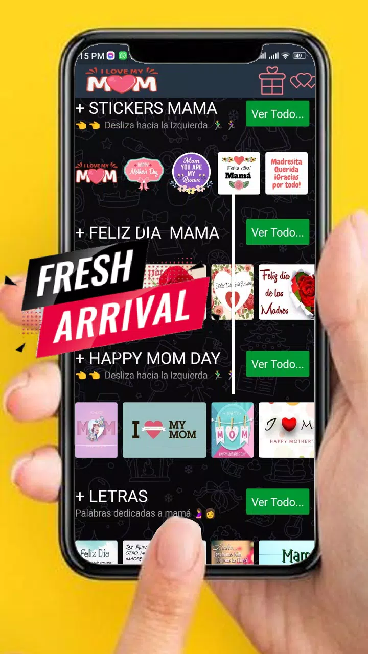 Feliz Día MAMA, Stickers mom Captura de tela 2