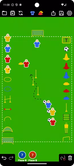 Coach Tactic Board: Soccer Ekran Görüntüsü 2