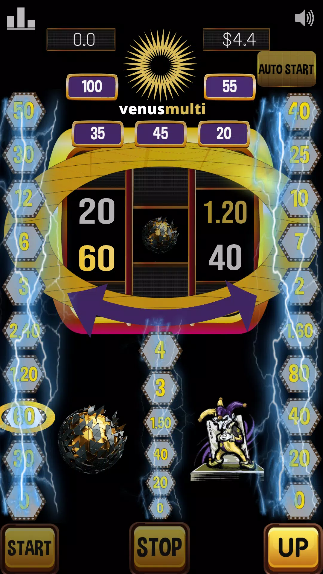 Venus multi slot machine – sun Screenshot 2