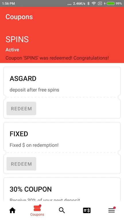 RTG Free Casino Screenshot 3