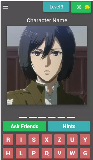 Attack On Titan Quiz Schermafbeelding 4