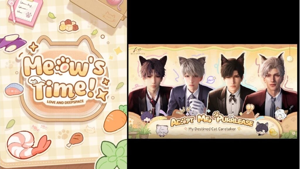 Serve Gourmet Meals to Cats in Love and Deepspace Adorable Events!