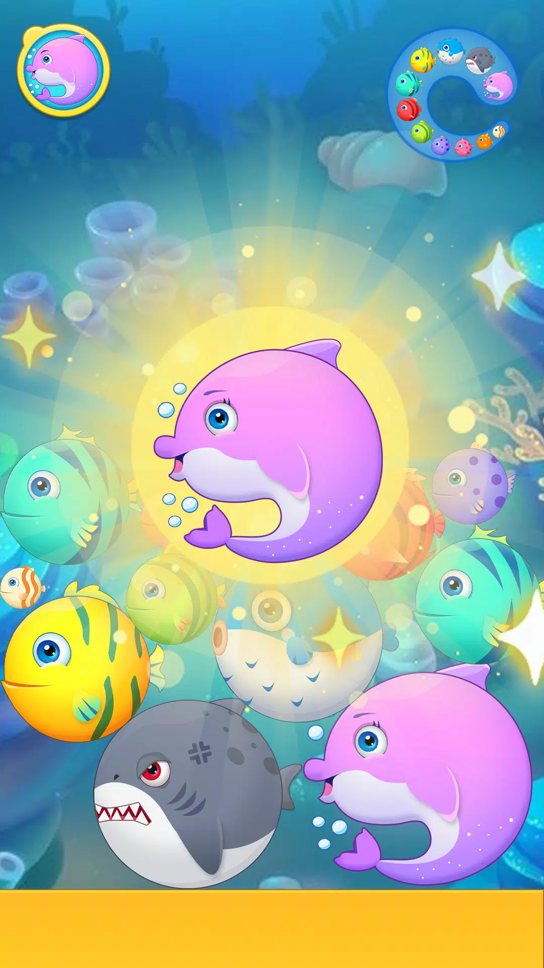 Sea Animals - Merge Game स्क्रीनशॉट 3