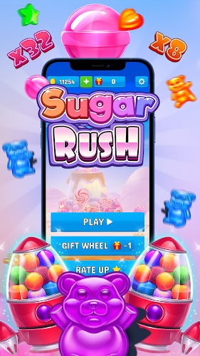 Sugar Rush Slot Machine Screenshot 2